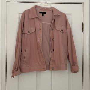 Pink corduroy jacket